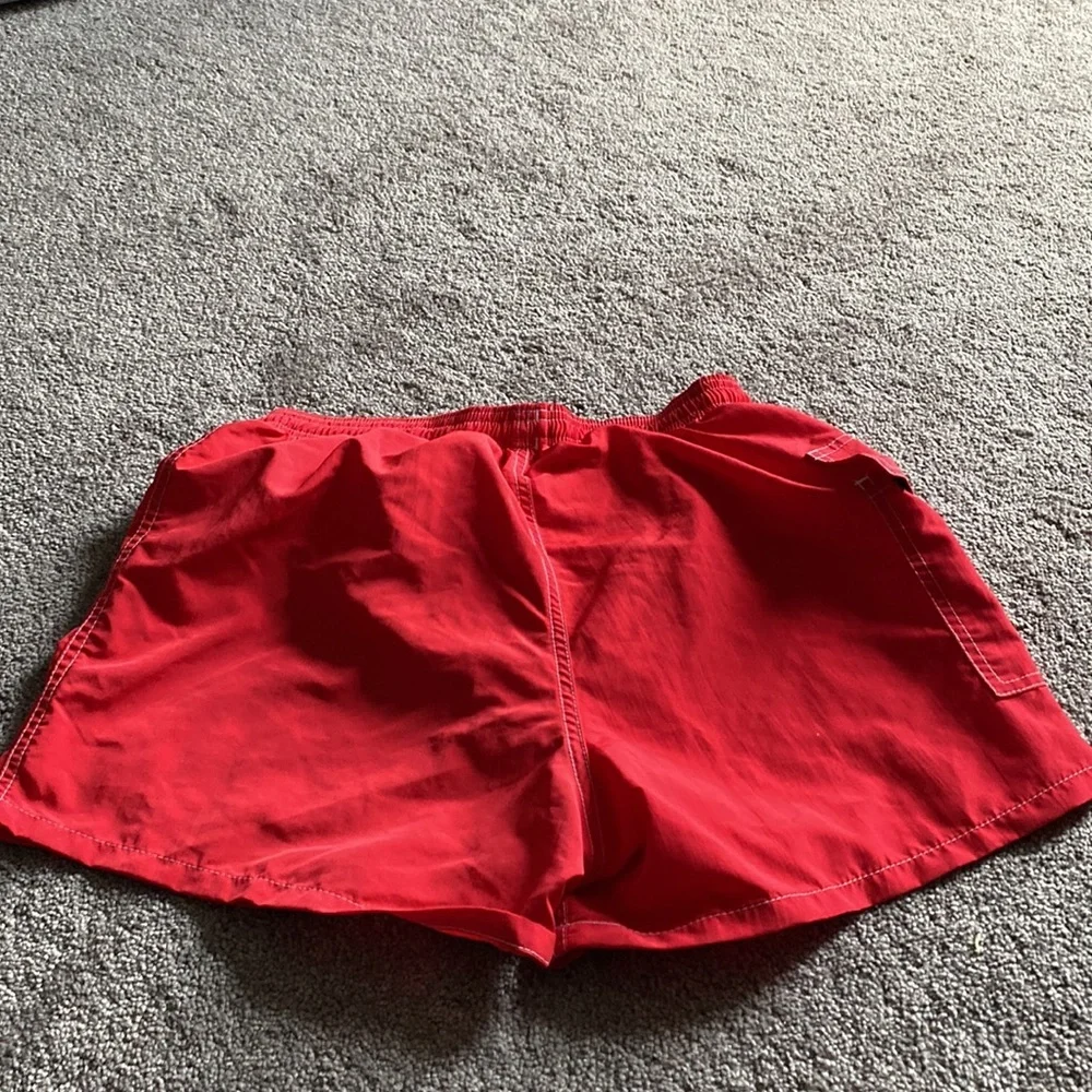 Water Safety Products Red Lifeguard Swim Shorts Guard Logo SIZE M